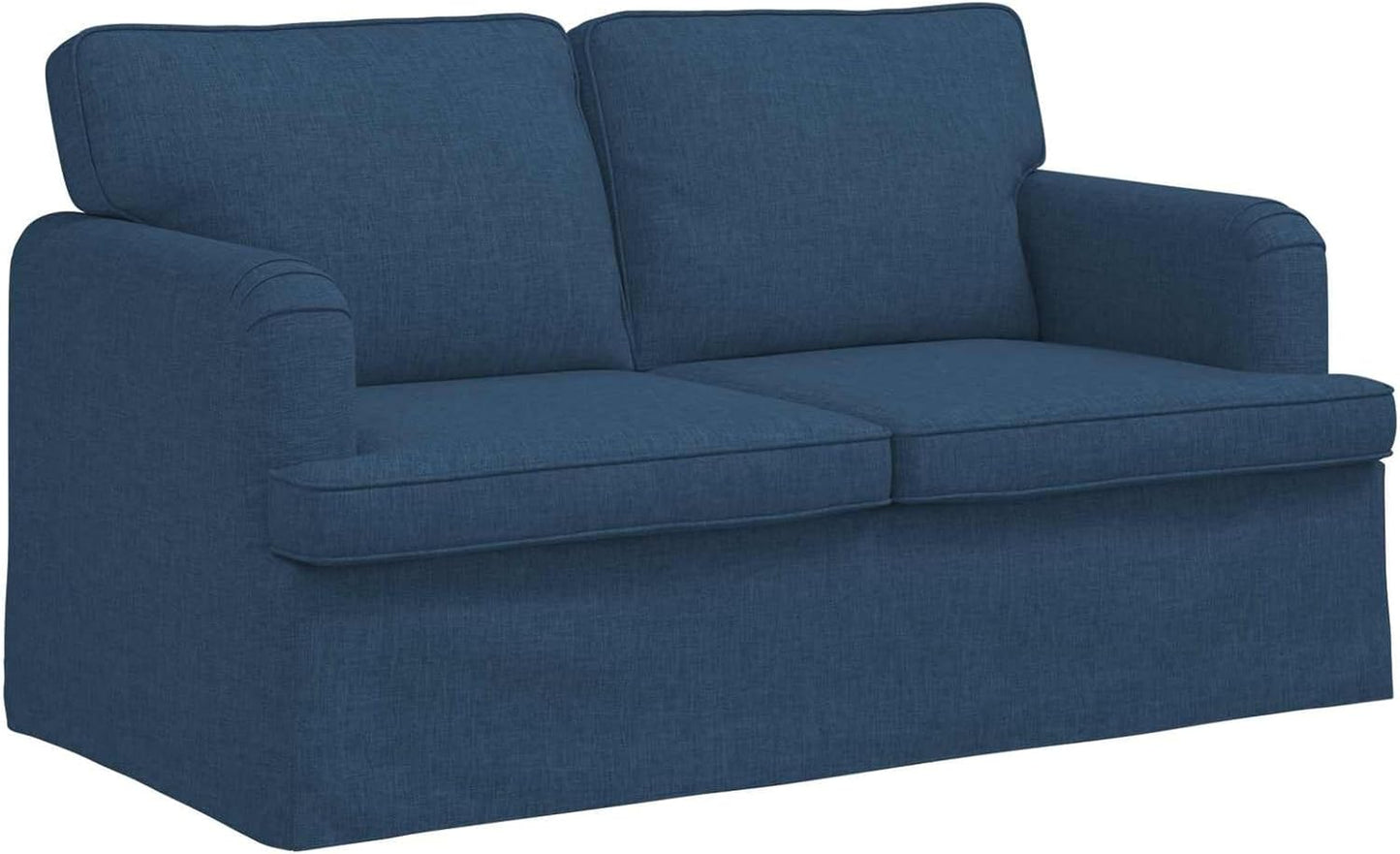 Divano moderno modulare blu£¬design contemporaneo tessuto traspirante£¬configurazione personalizzata£¬seduta comoda ergonomica£¬braccioli legno£¬dimensioni 144x80x85 cm per soggiorno salotto casa